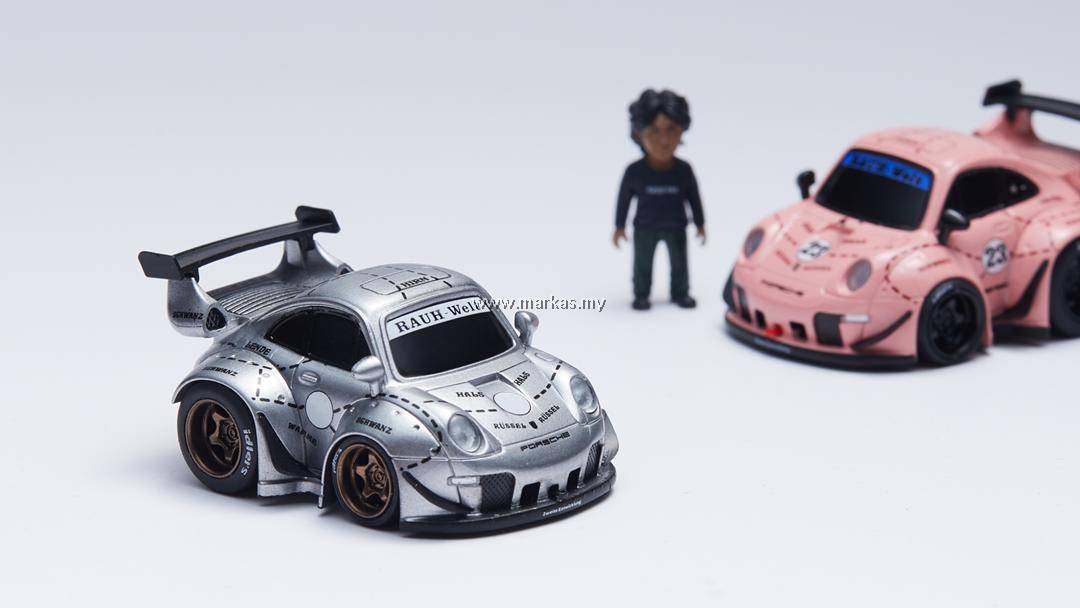 YOU&CAR X furuya 1/64 Porsche Porsche RWB 993 Q scale BLUE