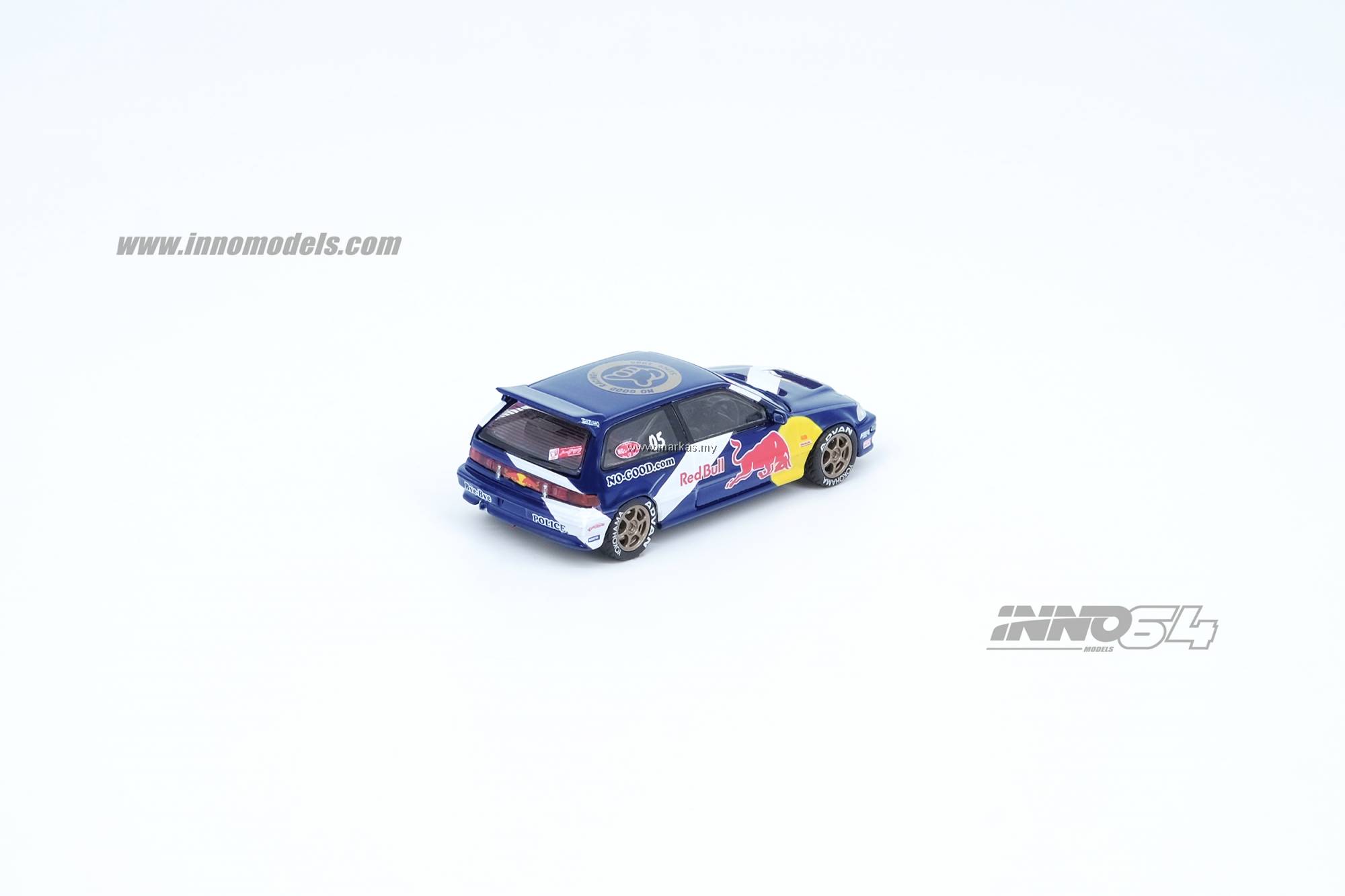 INNO MODELS INNO64 1/64 JDM HONDA CIVIC EF9 NO GOOD RACING REDBULL