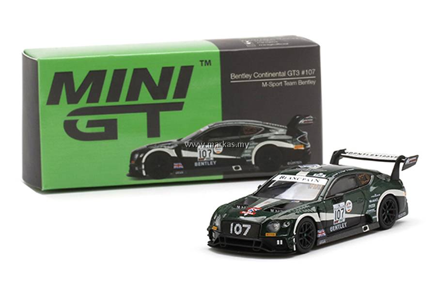 ミニカー MINI GT Bentley Continental GT3 #107 208 TSM Mini GT# 208 Bentley Continental GT3 #107 M-Sport Team