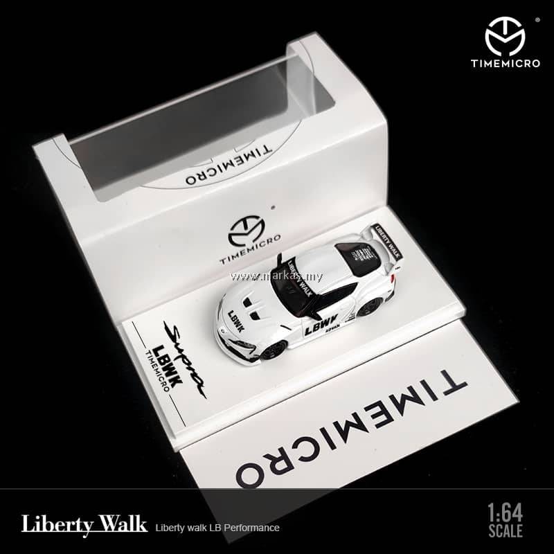 TIME MICRO 1/64 TOYOTA SUPRA A90 LBWK WHITE