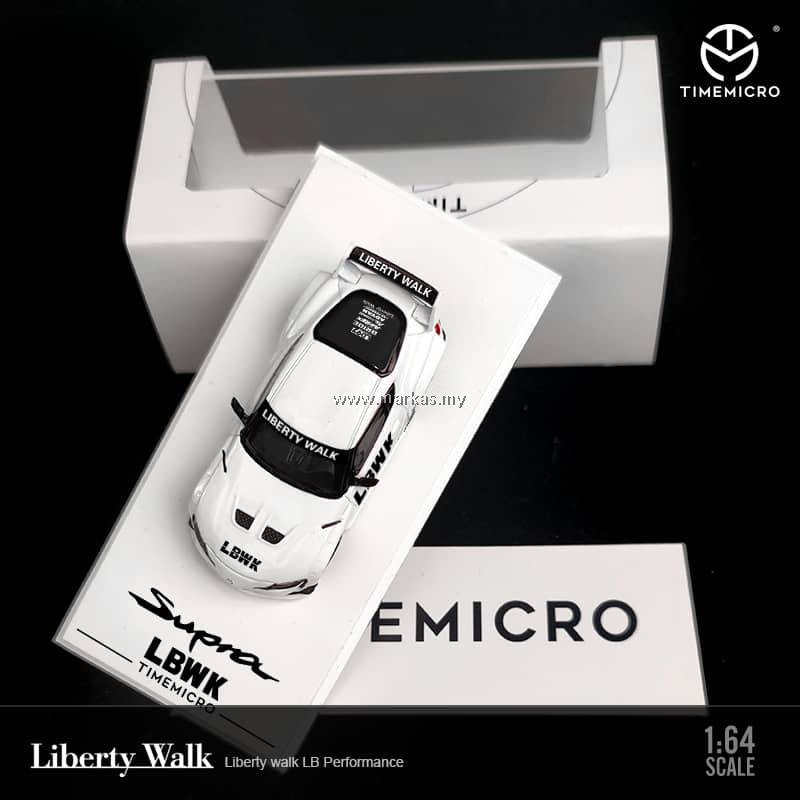 TIME MICRO 1/64 TOYOTA SUPRA A90 LBWK WHITE