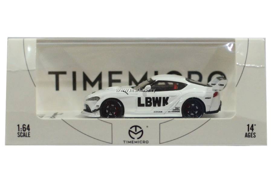 TIME MICRO 1/64 TOYOTA SUPRA A90 LBWK WHITE