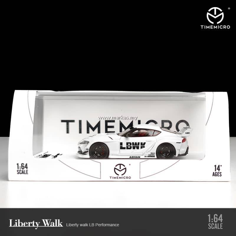 TIME MICRO 1/64 TOYOTA SUPRA A90 LBWK WHITE