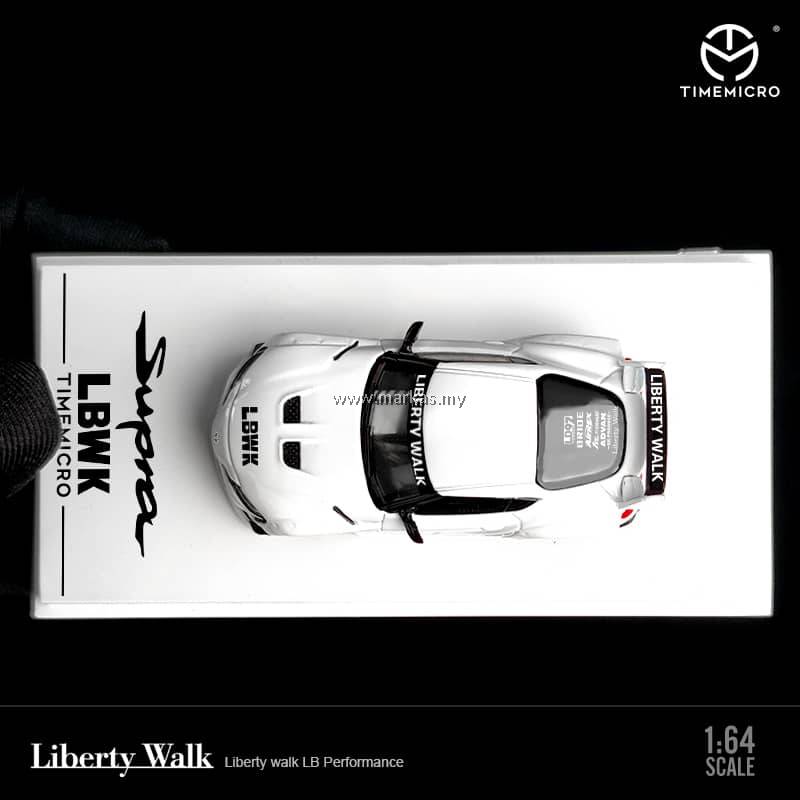 TIME MICRO 1/64 TOYOTA SUPRA A90 LBWK WHITE