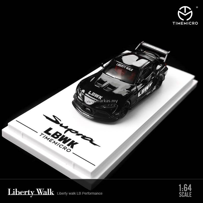TIME MICRO 1/64 TOYOTA SUPRA A90 LBWK BLACK