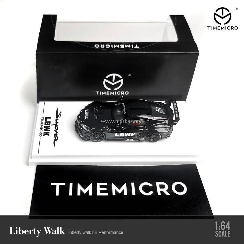 TIME MICRO 1/64 TOYOTA SUPRA A90 LBWK BLACK