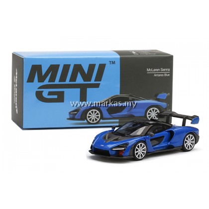 MINI GT 1/64 #232 MCLAREN SENNA ANTARES BLUE