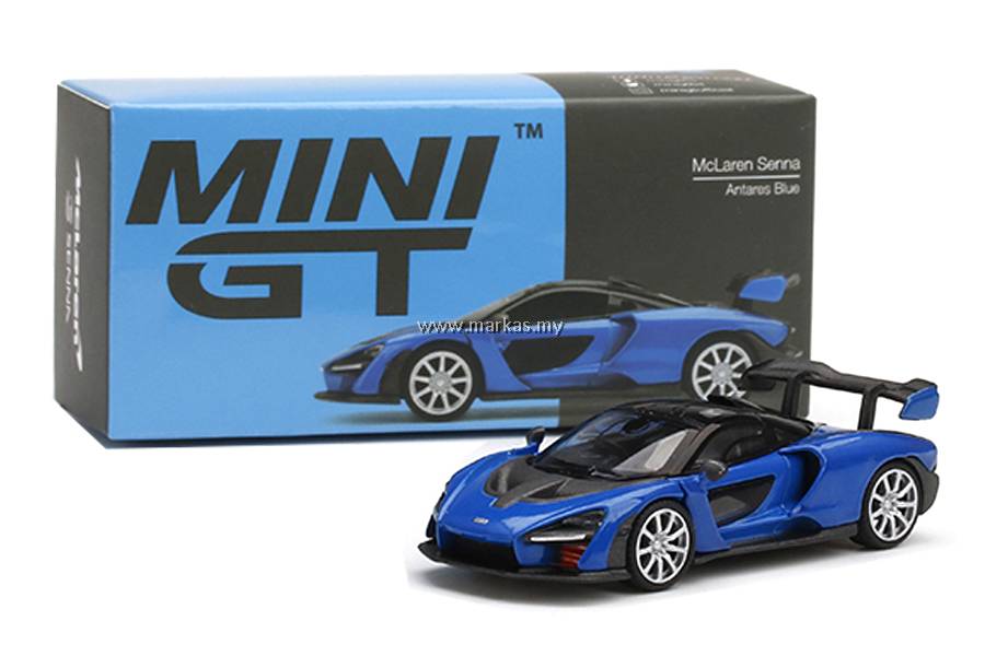 ミニカー MINI GT McLaren Senna Antares Blue 1/64 MINI GT McLAREN SENNA ANTARES BLUE LHD 1 OF 1200 MIJO