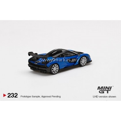 MINI GT 1/64 #232 MCLAREN SENNA ANTARES BLUE