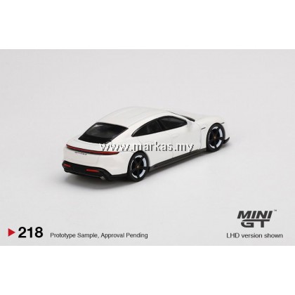 MINI GT 1/64 #218 PORSCHE TAYCAN TURBO S WHITE