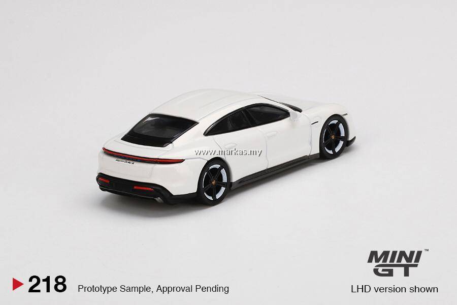 MINI GT 1/64 #218 PORSCHE TAYCAN TURBO S WHITE
