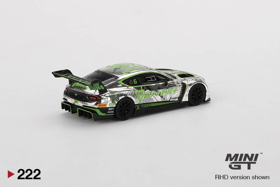 ミニカー MINI GT Bentley Continental GT3 #6 MINI GT x Pop Race 1/64 Bentley Continental GT3 #6 Phoenix