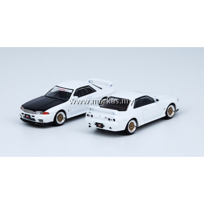 INNO64 スカイラインGT-R R32 クリスタルホワイト オプション付き Amazon | Inno Models 1/64 ニッサン スカイライン GT-R R32