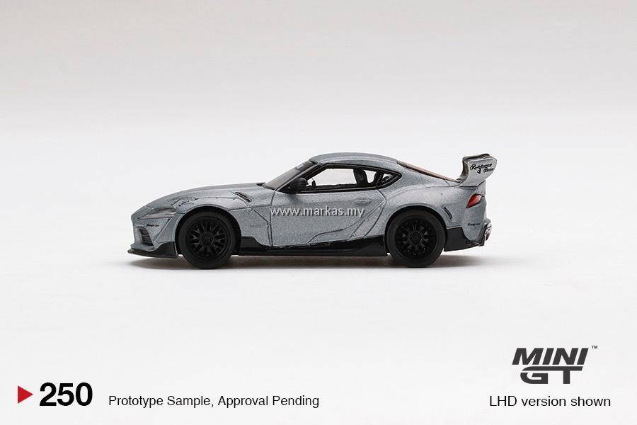ミニカー MINIGT Pandem Toyota GR Supra Matte Grey MINI GT 1/64スケール「PANDEM トヨタGRスープラV1.0」(マット
