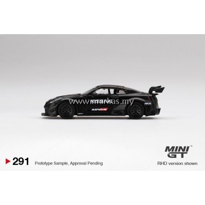 MINI GT 1/64 #291 LB SILHOUETTE WORKS GT NISSAN 35 GT-RR VER.2 MATT BLACK LBWK