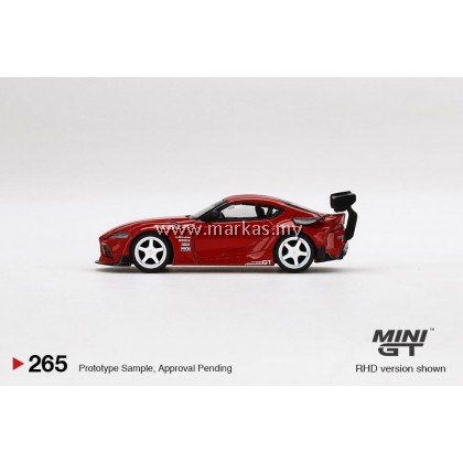 MINI GT 1/64 #265 HKS TOYOTA GR SUPRA RENAISSANCE RED