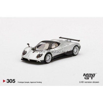 MINI GT 1/64 #305 PAGANI ZONDA F SILVER