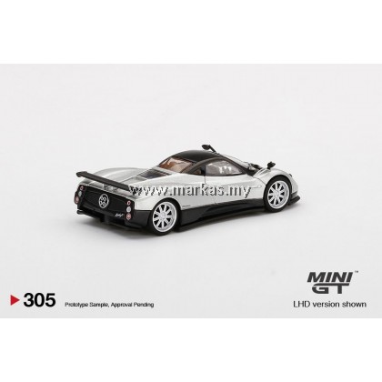 MINI GT 1/64 #305 PAGANI ZONDA F SILVER