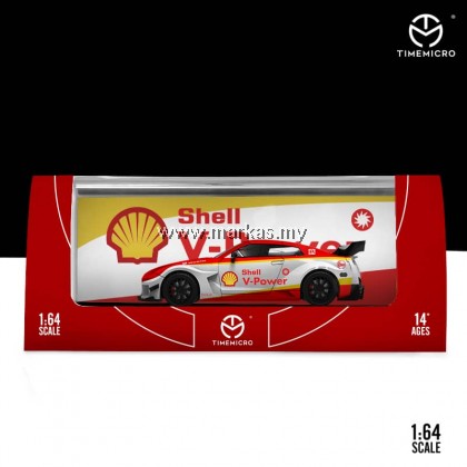 TIME MICRO LBWK 1/64 NISSAN GTR SHELL V-POWER LIVERY