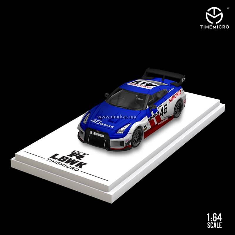 TIME MICRO 1/64 NISSAN GTR 35GTRR LBWK BRE LIVERY