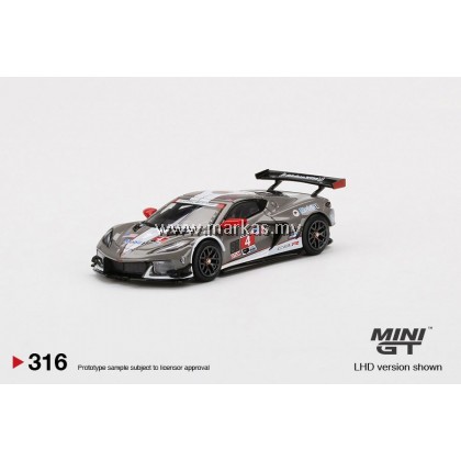 MINI GT 1/64 #316 CHEVROLET CORVETTE C8.R #4 CORVETTE RACING 2021 IMSA SEBRING 12 HRS