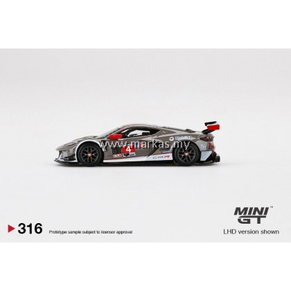 MINI GT 1/64 #316 CHEVROLET CORVETTE C8.R #4 CORVETTE RACING 2021 IMSA SEBRING 12 HRS