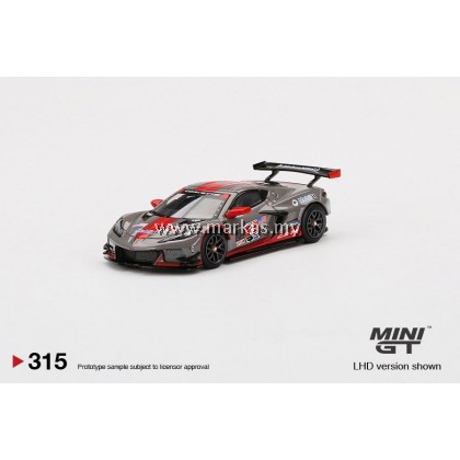 MINI GT 1/64 #315 CHEVROLET CORVETTE C8.R #3 CORVETTE RACING 2021 IMSA SEBRING 12 HRS