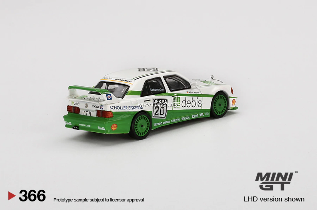 Miniature Minichamps 1:18 - Mercedes 190E 2.5 16V #20 Michael Schumacher DTM 1991