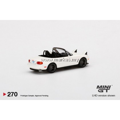 ミニカー MINI GT Mazda Miata MX-5 Classic White MINIGT.com – Welcome to the World of 1:64!