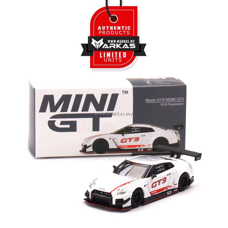 MINI GT 1/64 #327 NISSAN GT-R NISMO GT3 2018 PRESENTATION