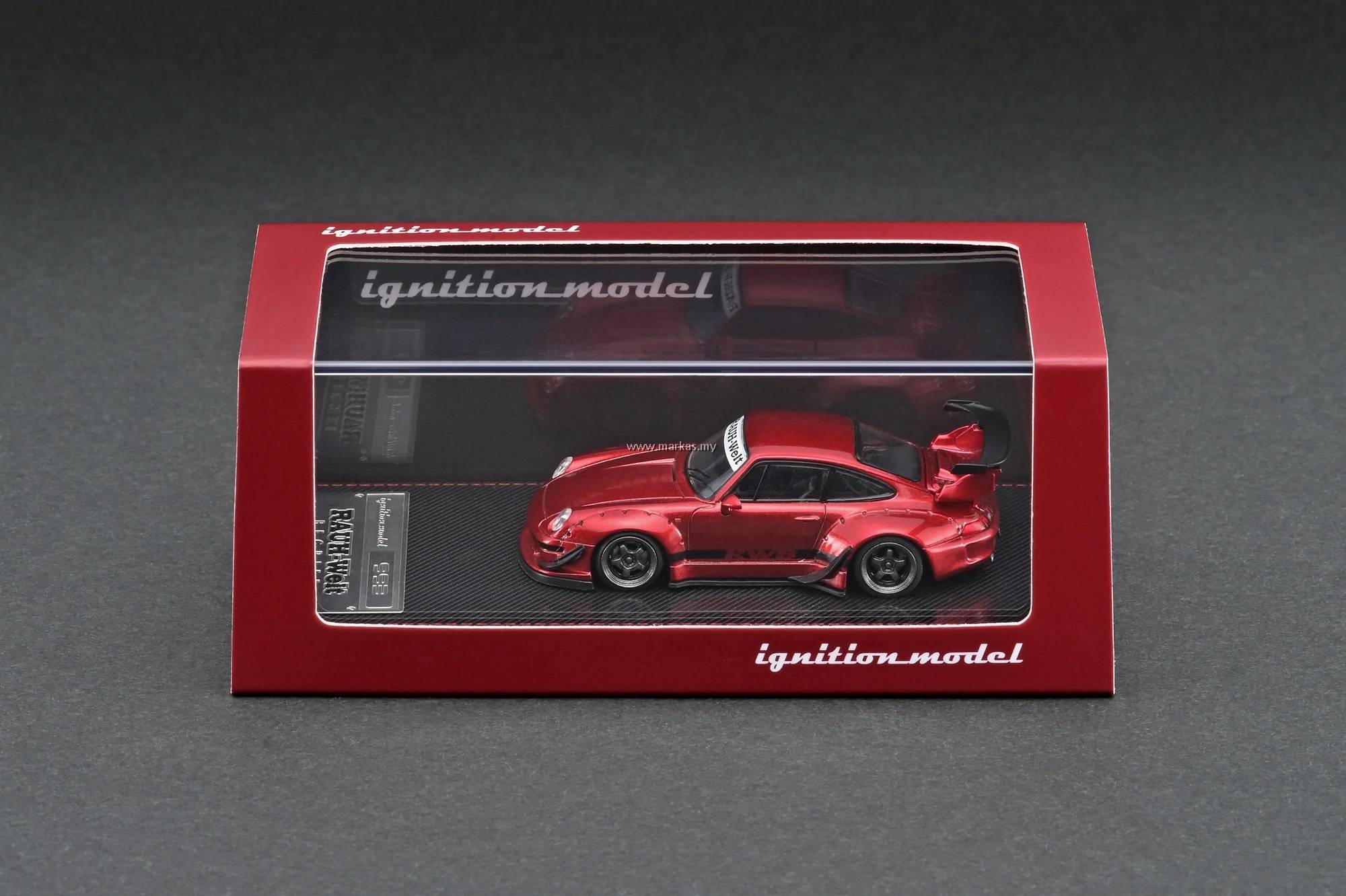 IGNITION MODEL 1/64 IG2154 PORSCHE RWB 993 RED METALLIC