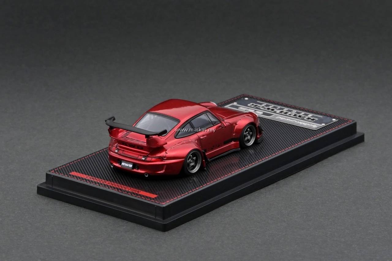 IGNITION MODEL 1/64 IG2154 PORSCHE RWB 993 RED METALLIC
