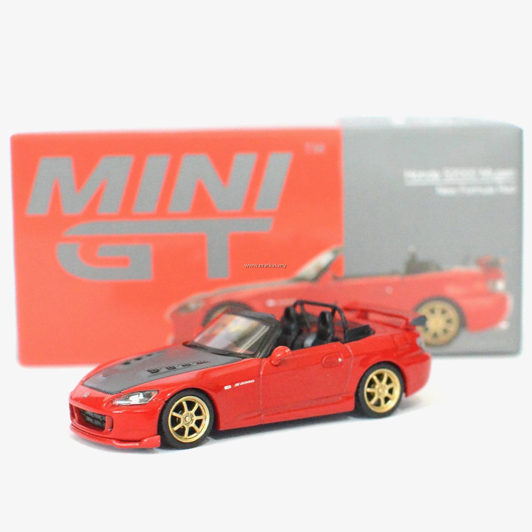 MINI GT 1/64 #367 HONDA S2000 (AP2) MUGEN NEW FORMULA RED