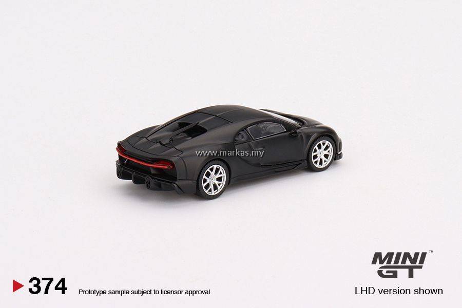 MINI GT 1/64 374 BUGATTI CHIRON SUPER SPORT 300+ MATTE BLACK