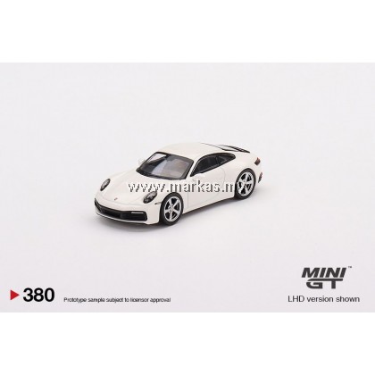 ミニカー MINI GT Porsche 911 Carrera S White 380 MiniGT 380 Porsche 911 Carrera S White – Diecastz