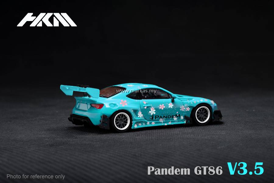 HKM 1/64 TOYOTA GT86 V3.5 PANDEM ROCKET BUNNY SAKURA TIFFANY BLUE