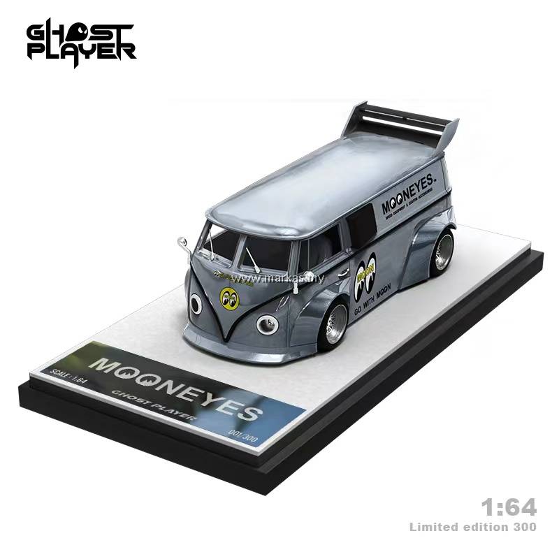 GHOST PLAYER 1/64 VOLKSWAGEN T1 MOONEYES ZAMAC