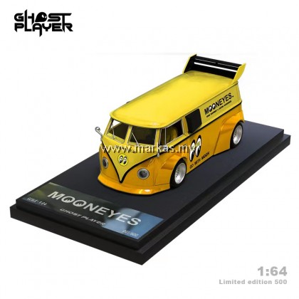 Ghost Player 1/64 フォルクスワーゲン T1 MOONEYES Volkswagen T1 Mooneyes 1:64 Ghost Player diecast scale model