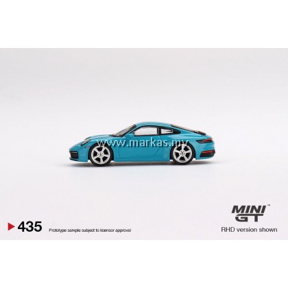 ミニカー MINI GT Porsche 911 Carrera S Miami Blue 1/64 Mini GT Porsche 911 (992) Carrera S Miami Blue Diecast