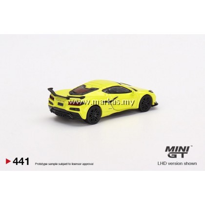 MINI GT 1/64 #441 CHEVROLET CORVETTE Z06 2023 ACCELERATE YELLOW