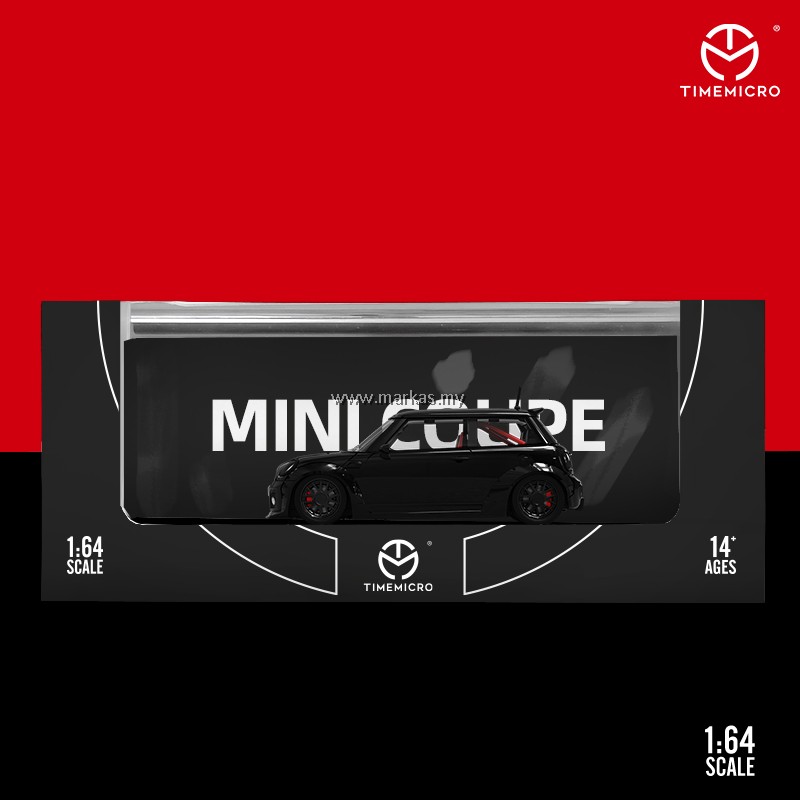 TIME MICRO 1/64 LBWK MINI COOPER BLACK