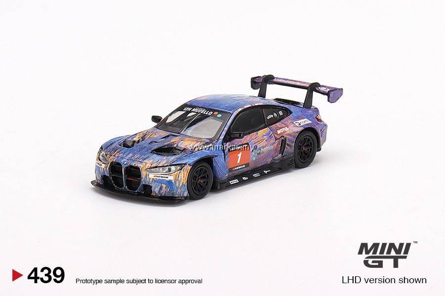 MINI GT 1/64 #439 BMW M4 GT3 #1 ST RACING 2022 12H MUGELLO WINNER