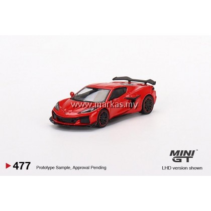 MINI GT 1/64 #477 CHEVROLET CORVETTE Z06 2023 TORCH RED