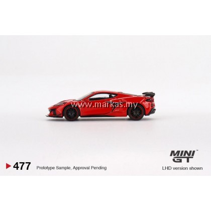 MINI GT 1/64 #477 CHEVROLET CORVETTE Z06 2023 TORCH RED