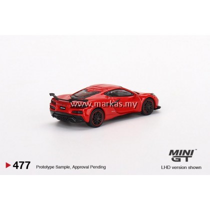 MINI GT 1/64 #477 CHEVROLET CORVETTE Z06 2023 TORCH RED