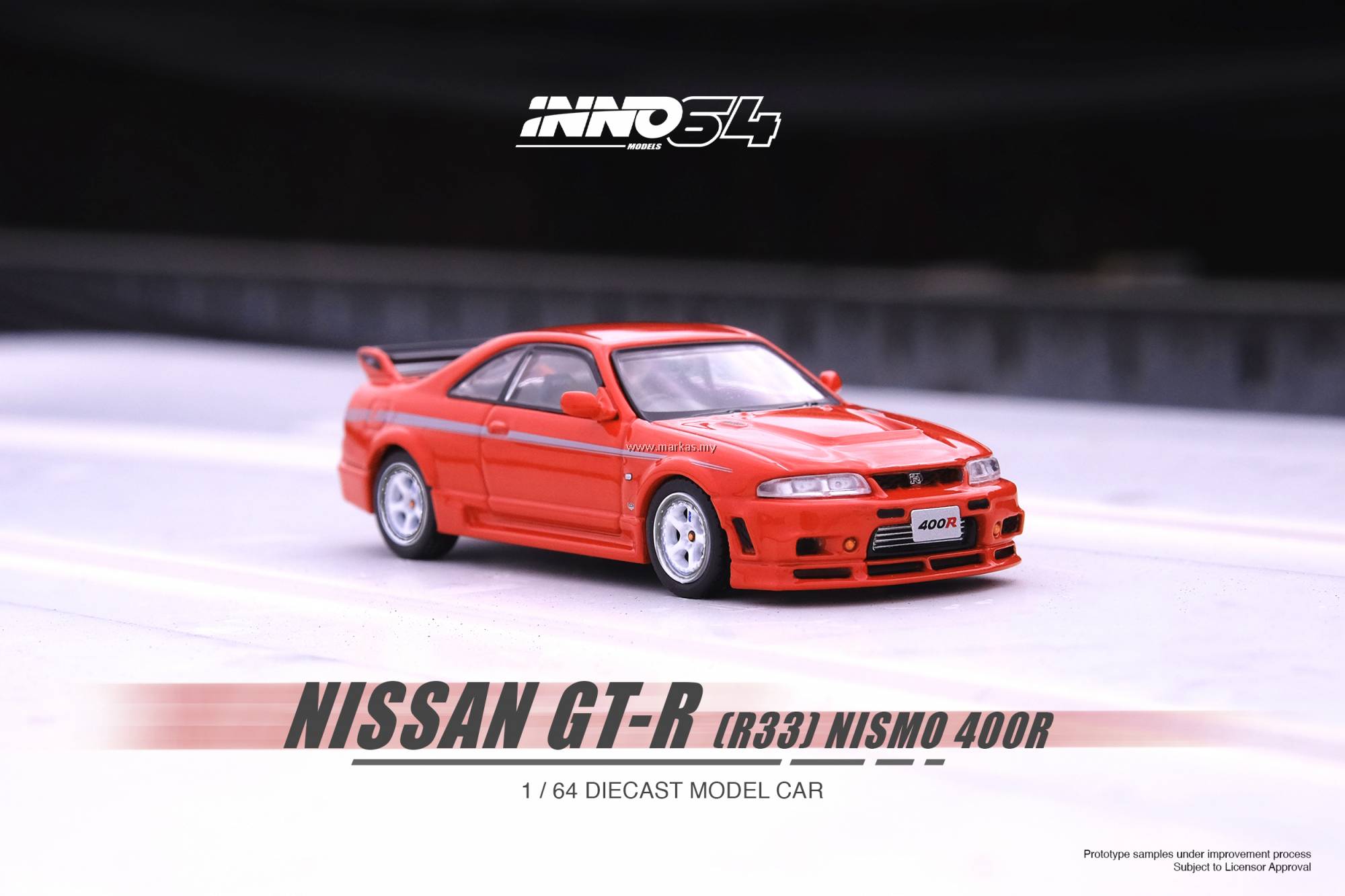 INNO MODELS INNO64 1/64 NISSAN SKYLINE GT-R R33 NISMO 400R