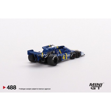 MINI GT 1/64 #488 TYRRELL P34 #4 1976 SPANISH GP