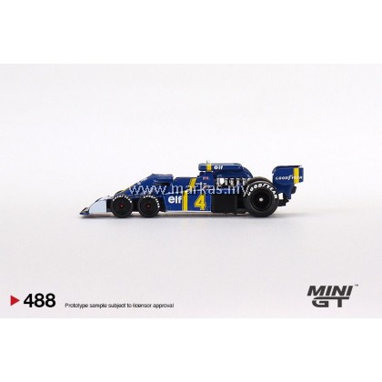 MINI GT 1/64 #488 TYRRELL P34 #4 1976 SPANISH GP