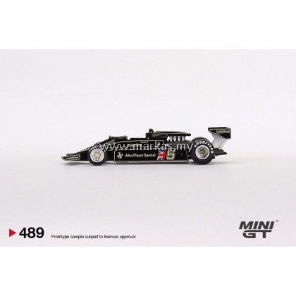 MINI GT 1/64 #489 LOTUS 78 #5 1977 PRESENTATION