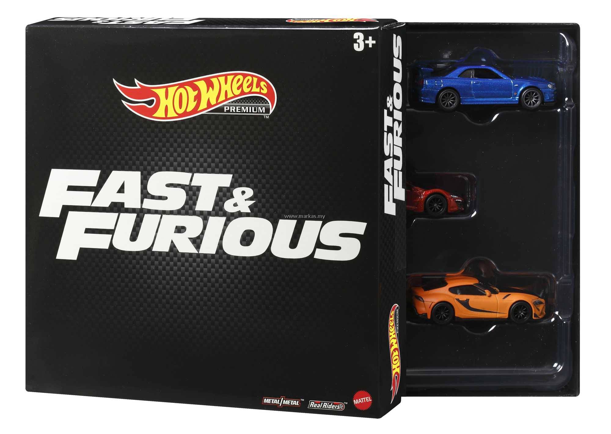 HOT WHEELS PREMIUM 1/64 HJC15 FAST & FURIOUS BOX SET